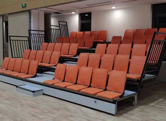 Retractable Seating System Floor Mounted Seating With Anti-Skid Strips