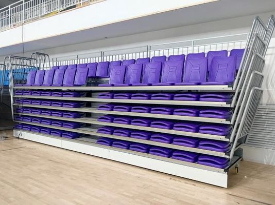 Floor Mounted Seat Easy-to-Install Folding Bleacher Seats for Aisle 1000mm