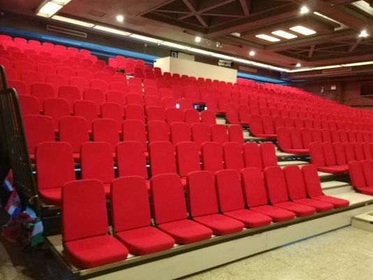 Foldable Telescopic Bleacher Seating with Foldable Seat Material