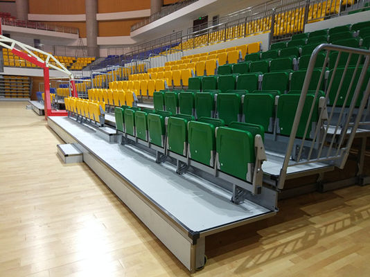 Rise Mounted Retractable Bleacher Seating 300mm Step Height