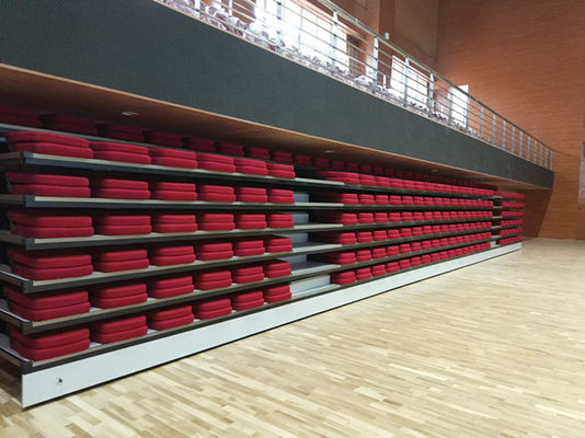 OEM Soft Cushion Telescopic Bleacher Seating Tribune Seating W900mm Step