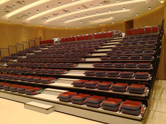 Plywood Backrest Indoor Bleacher Seating
