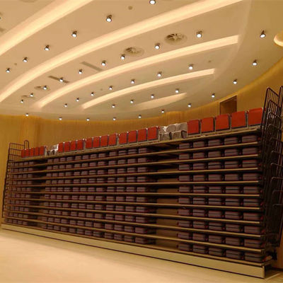 Plywood Backrest Indoor Bleacher Seating