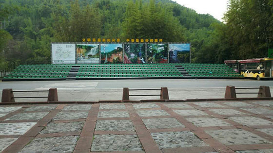 High Density Anti UV 260mm Row Outdoor Bleacher Seating / Movable Bleachers