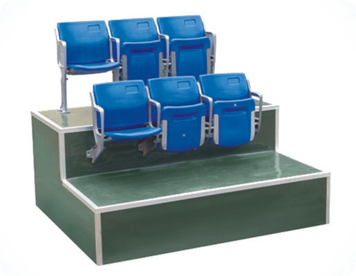 Blue Outdoor UV Resistant Foldable Stadium Seats Customized  Service