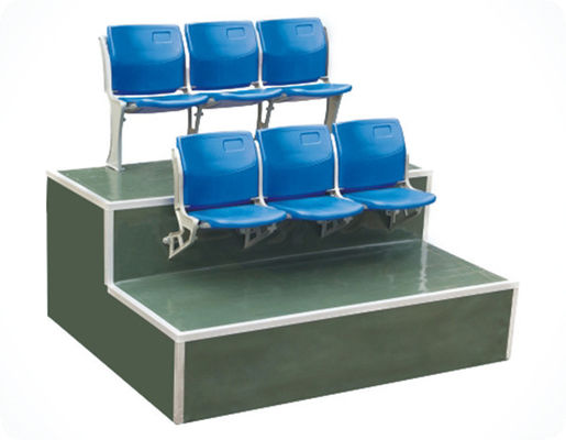 Blue Outdoor UV Resistant Foldable Stadium Seats Customized  Service