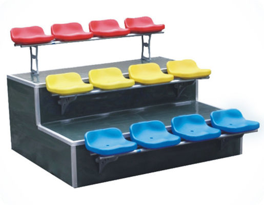 Durable Low Back Basketball Stadium Bucket Seats Flame Retardant