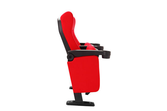 PP Backrest Movie Theatre Chairs  Powder Coating Treatment