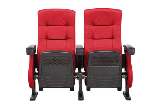 Iron Leg  Two Seat Theater Seating / Stain Resistant Public Theater Seating