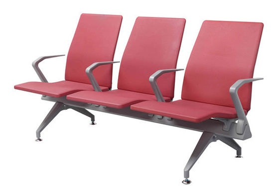 Soft Cushion High Backrest Airport Waiting Chair / Reception Seating Chairs