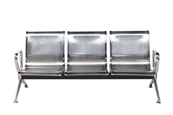 Commercial  Standard Size SS201 Airport Waiting Chair Corrosion Resistance