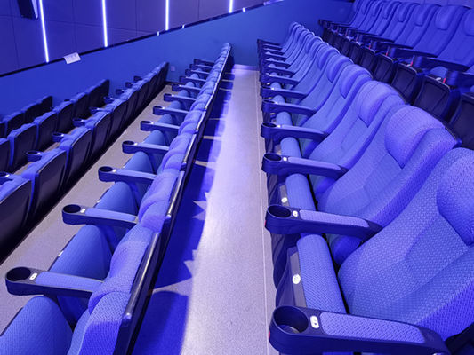 Fire Resistance PP Armrest Movie Theater Seats With Head Pad
