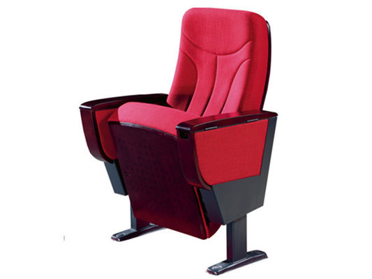 VIP Movable Steel Leg Folding Auditorium Chairs With Hidden Tablet