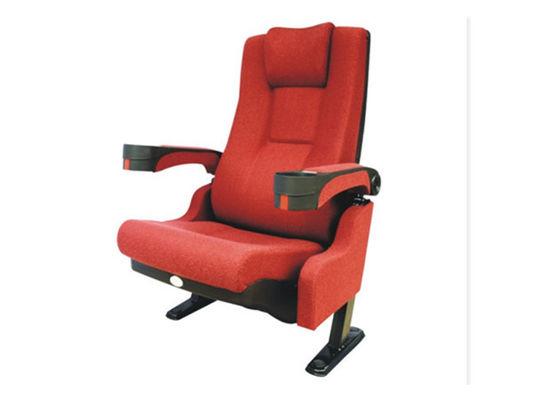 Fire Resistance PP Armrest Movie Theater Seats With Head Pad