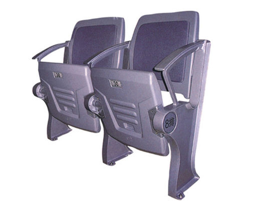 aging  resistance HDPE aluminum  Folding Stadium Seat With Arms And Cushion