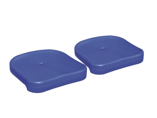 Flat HDPE Aluminum Structural Plastic Bleacher Seat 400mm Width