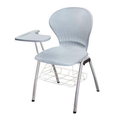 oxidation resistance Portable Office Chair / Training Chairs With Writing Tablet