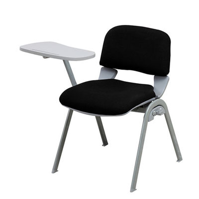 Foam Cushion W510cm Stackable Fabric Chairs / Writing Pad Study Chair