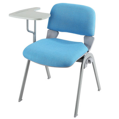 Foam Cushion W510cm Stackable Fabric Chairs / Writing Pad Study Chair