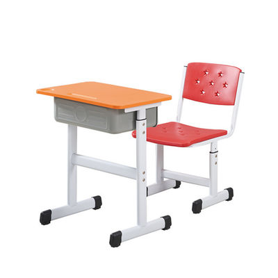 1.2mm Tube Foot Cover PP Plastic College Student Desk Chairs