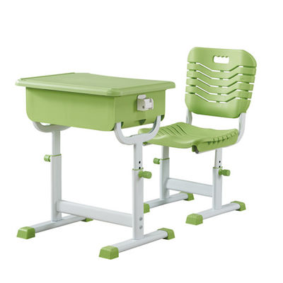 L450mm Adjustable Student Desk And Chair / Primary School Table And Chairs