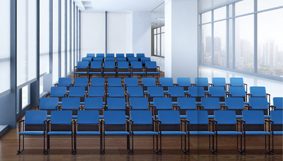 Simple Desgin Steel Leg Multicolor Student Desk Chairs Powder Coating