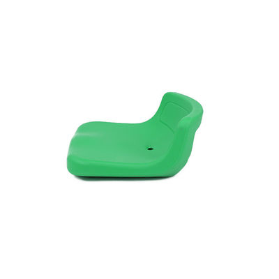 Outdoor Fixed Plastic Bleacher Seat Fire Retardant / Grass Green Stadium Seats