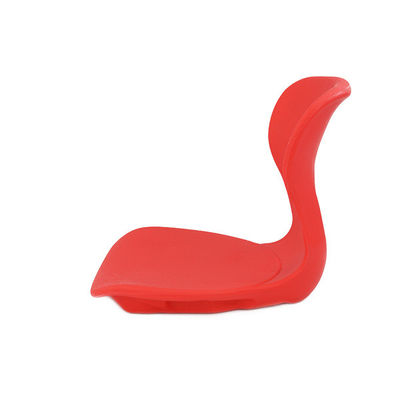 Red Color Hollow Back HDPE Outdoor Stadium Chair Bleacher Seat