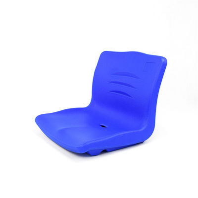 Medium Back Blue Stadium Bucket Seats 80cm Width Step
