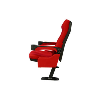 0.16CBM/PCS Fixed Theater Seating / Cinema Hall Seating With Cold Roll Steel Leg