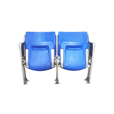 Square High Density HDPE Foldable Stadium Seats / Fold Up Bleacher Seats