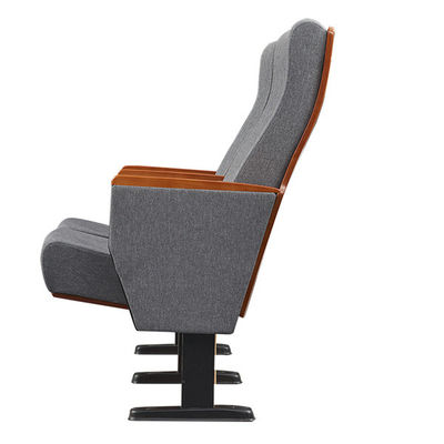 Painted Arm Plywood Theater Auditorium Seating / Folding Movie Chairs anti static