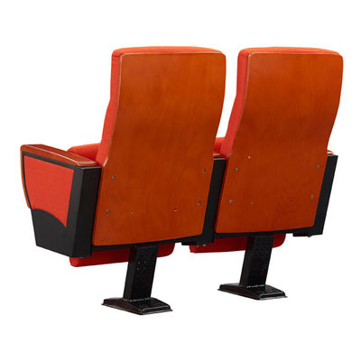 Single Steel Leg 910cm Width Folding Auditorium Chairs For Church Auditorium