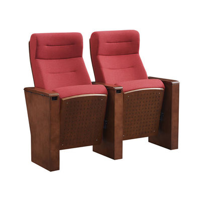 Indoor W910cm H580cm Wooden Auditorium Chairs / Vip Cinema Chairs