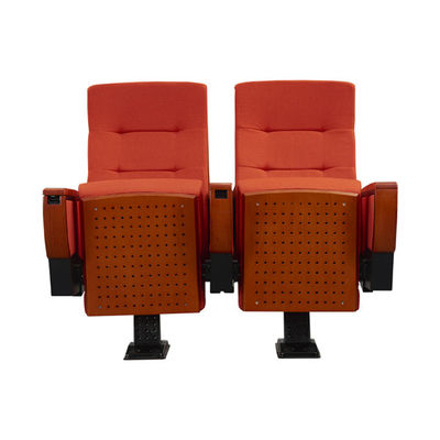 Single Steel Leg 910cm Width Folding Auditorium Chairs For Church Auditorium