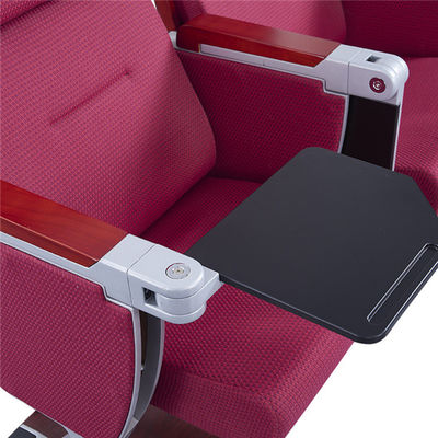 Hidden ABS Tablet Folding Auditorium Chairs ISO14001 Certification
