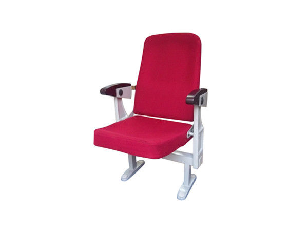 Wooden Arm Flame Retardant Folding Auditorium Chairs Theater Furnitures