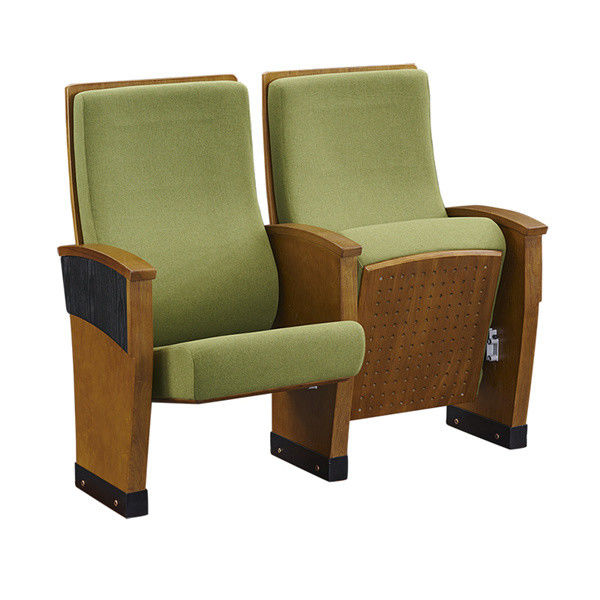 Multi Layer Board Folding Auditorium Chairs Music Hall Seats 1010cm Length