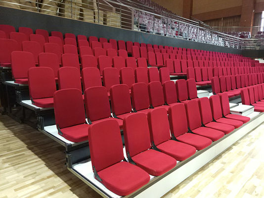 Bleacher валика OEM трибуна мягкого телескопичного усаживая усаживая шаг W900mm