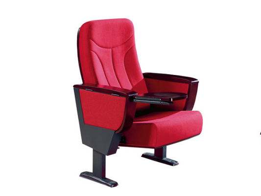 VIP Movable Steel Leg Folding Auditorium Chairs With Hidden Tablet